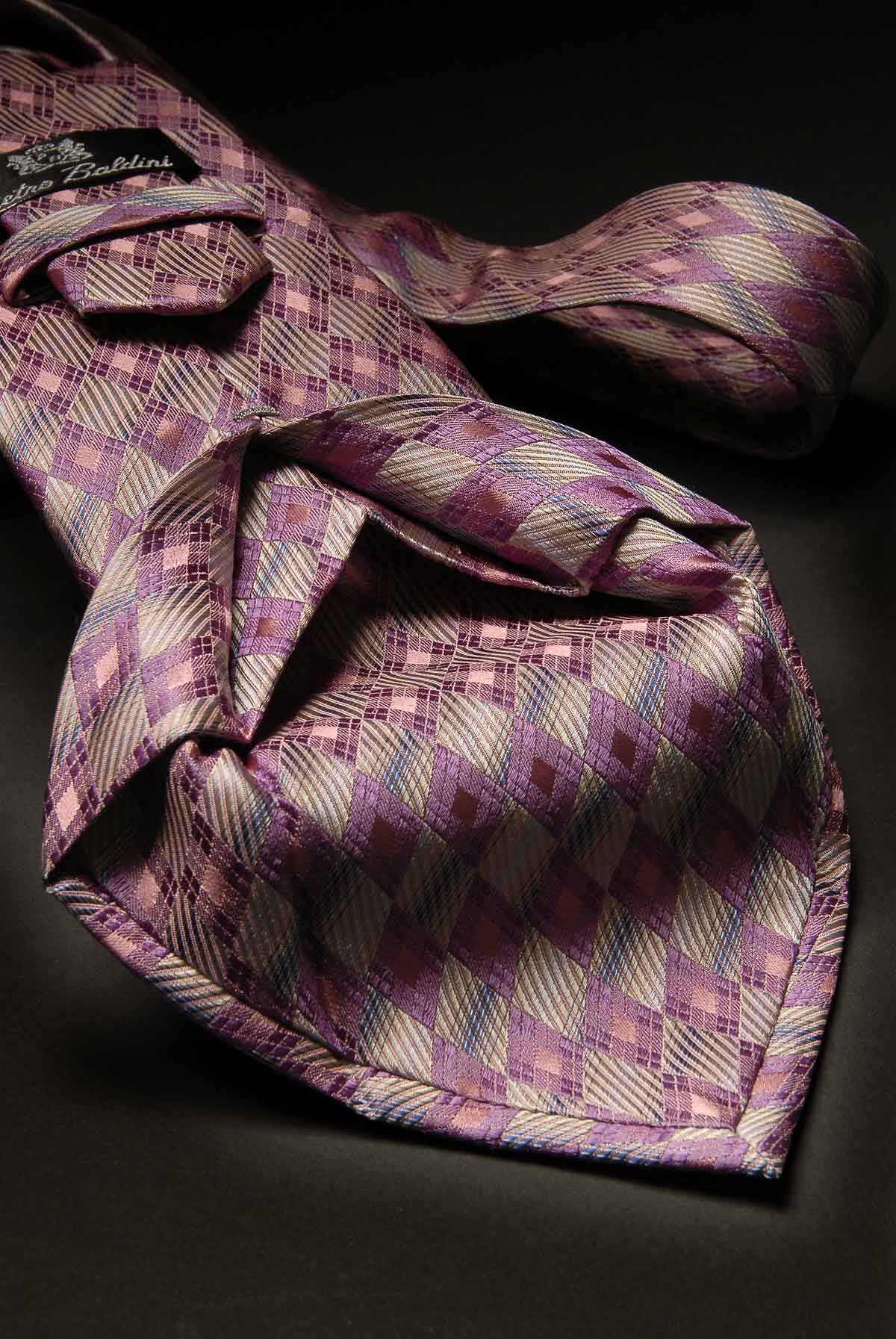 seven-fold ties pink