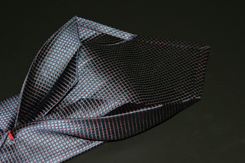 seven fold tie black
